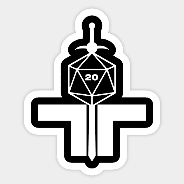 TTRPG Community logo only (Dark) Sticker by TTRPG Community